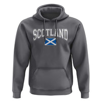 Scotland Hoodie Vintage Retro Varsity Sports Scottish Flag Graphic