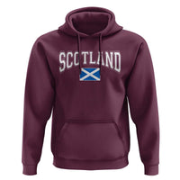 Scotland Hoodie Vintage Retro Varsity Sports Scottish Flag Graphic