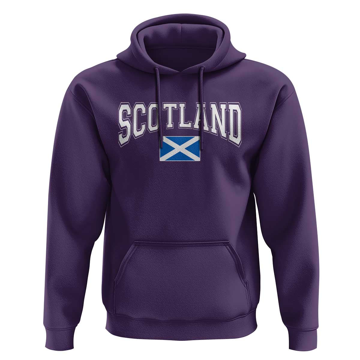 Scotland Hoodie Vintage Retro Varsity Sports Scottish Flag Graphic
