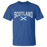 Scotland T Shirt Vintage Retro Varsity Sports Scottish Flag Graphic