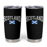 Scotland Tumbler Cup Vintage Retro Varsity Sports Scottish Flag Graphic