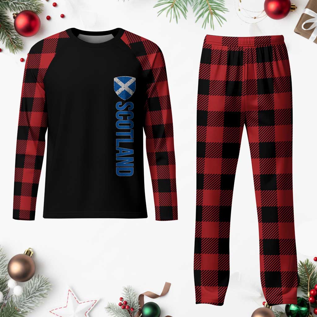 Scotland Flag Plaid Pajama Set Vintage SCOT Scottish Independence Pride