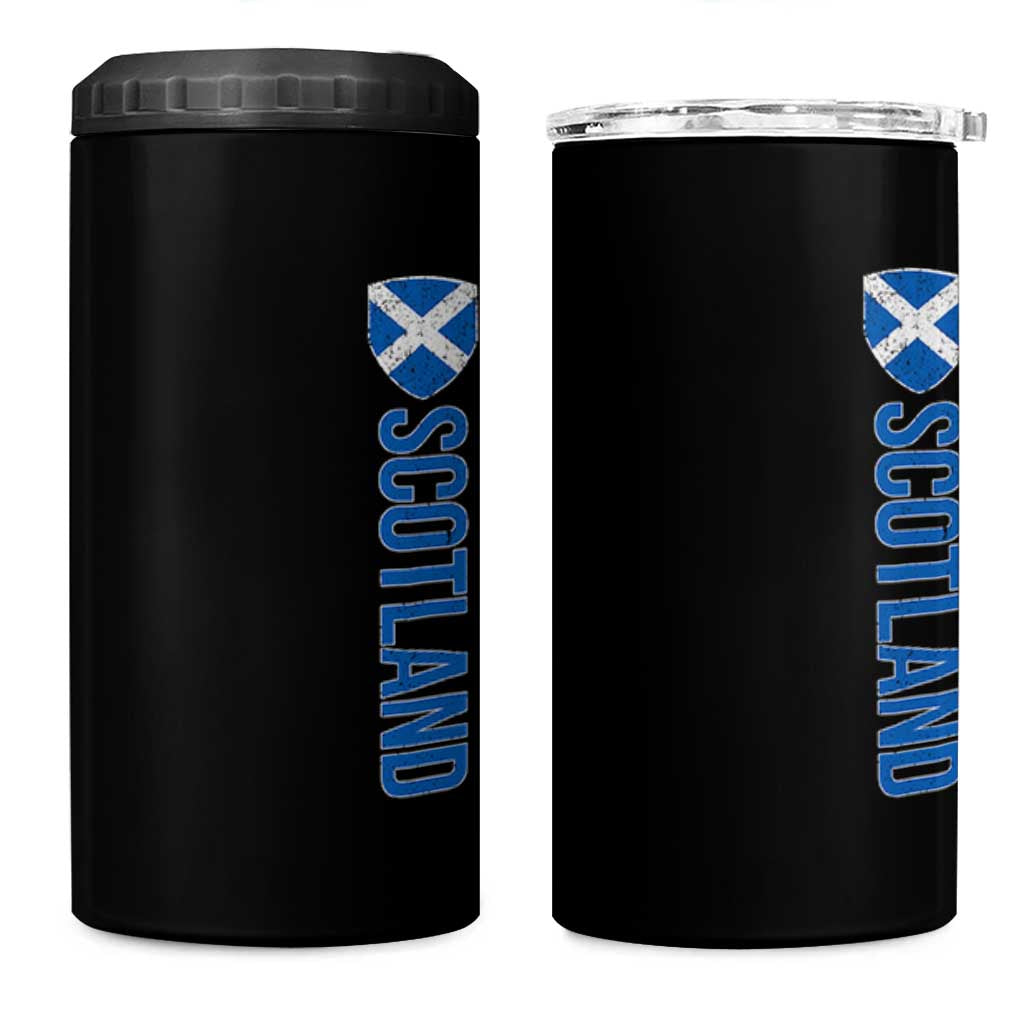 Scotland Flag 4 in 1 Can Cooler Tumbler Vintage SCOT Scottish Independence Pride