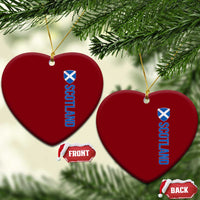 Scotland Flag Ceramic Ornament Vintage SCOT Scottish Independence Pride