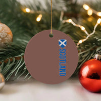 Scotland Flag Ceramic Ornament Vintage SCOT Scottish Independence Pride
