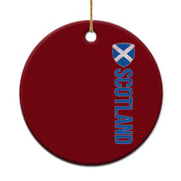Scotland Flag Ceramic Ornament Vintage SCOT Scottish Independence Pride