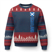 Scotland Flag Ugly Christmas Sweater Vintage SCOT Scottish Independence Pride