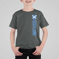 Scotland Flag T Shirt For Kid Vintage SCOT Scottish Independence Pride