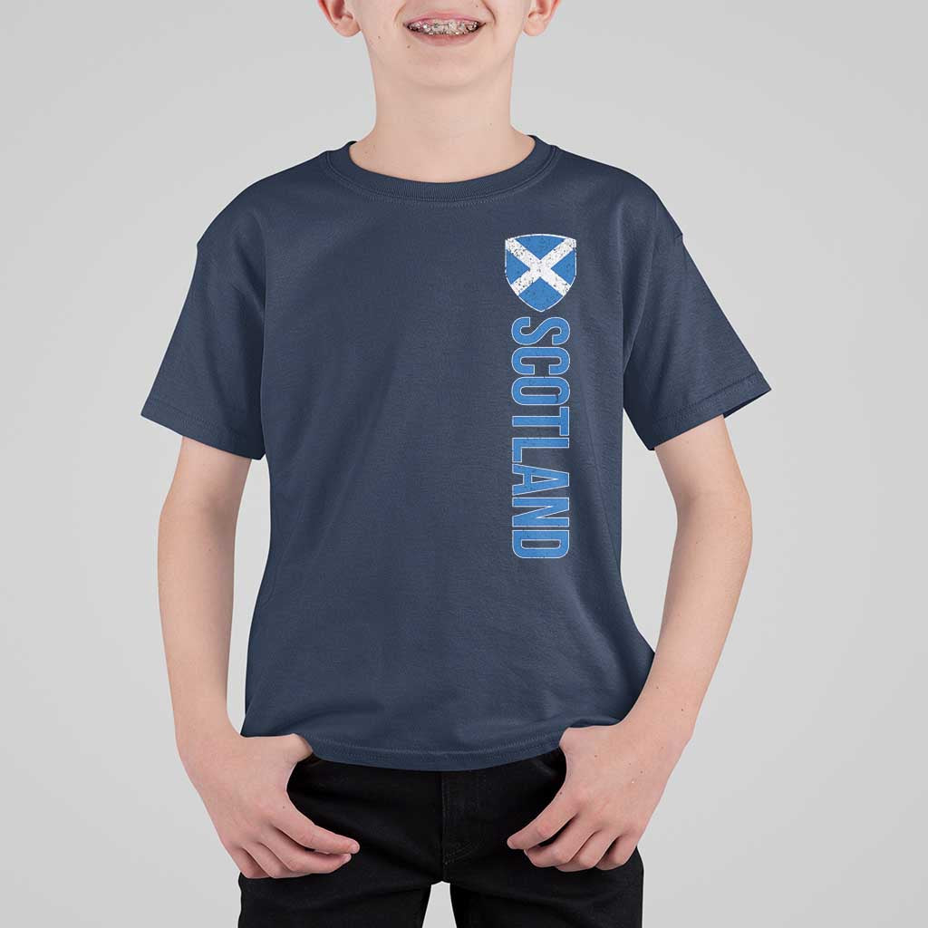 Scotland Flag T Shirt For Kid Vintage SCOT Scottish Independence Pride