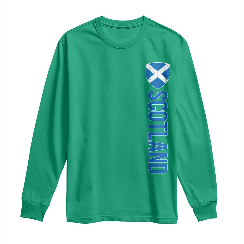 Scotland Flag Long Sleeve Shirt Vintage SCOT Scottish Independence Pride