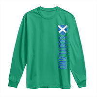 Scotland Flag Long Sleeve Shirt Vintage SCOT Scottish Independence Pride