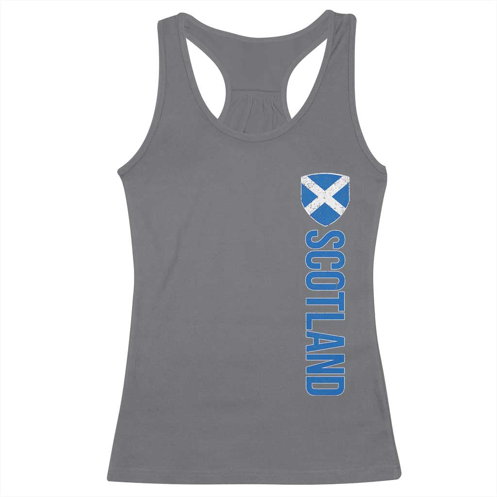 Scotland Flag Racerback Tank Top Vintage SCOT Scottish Independence Pride