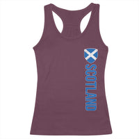 Scotland Flag Racerback Tank Top Vintage SCOT Scottish Independence Pride