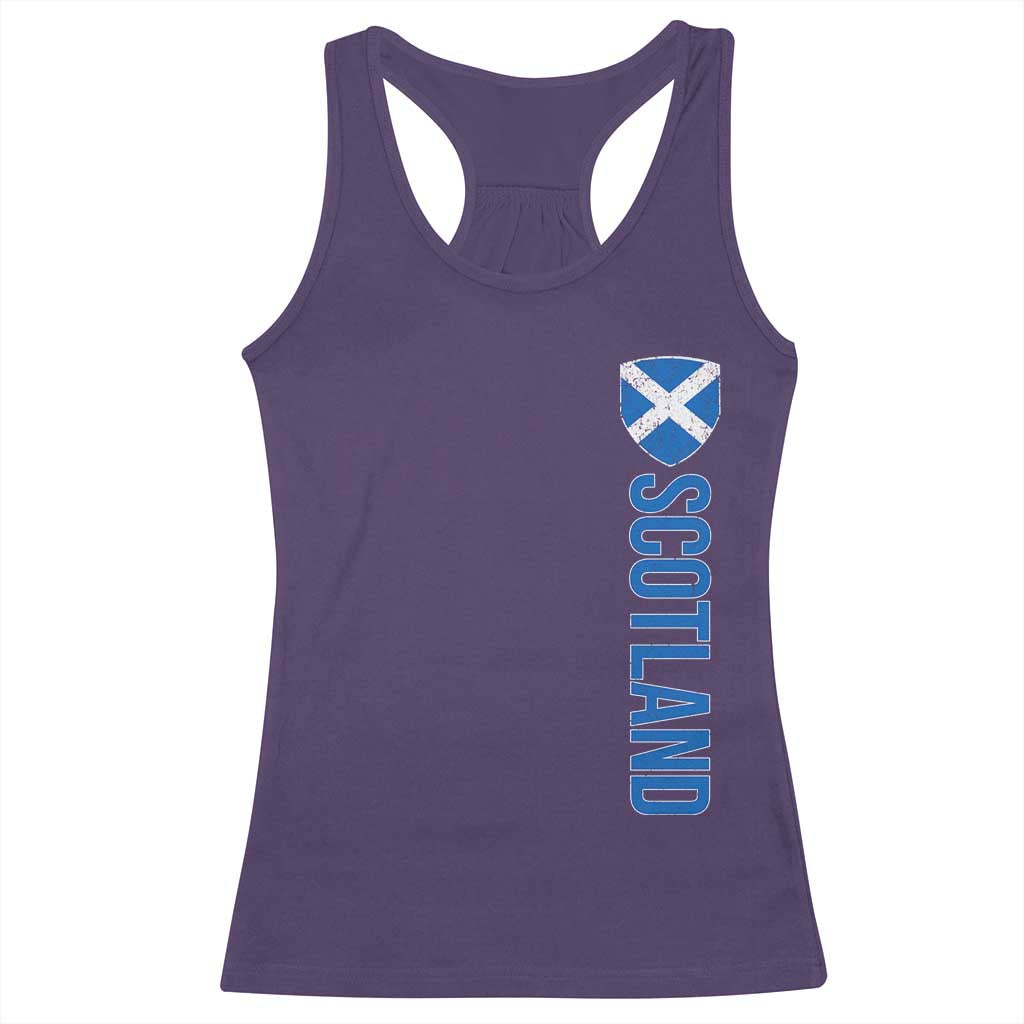Scotland Flag Racerback Tank Top Vintage SCOT Scottish Independence Pride