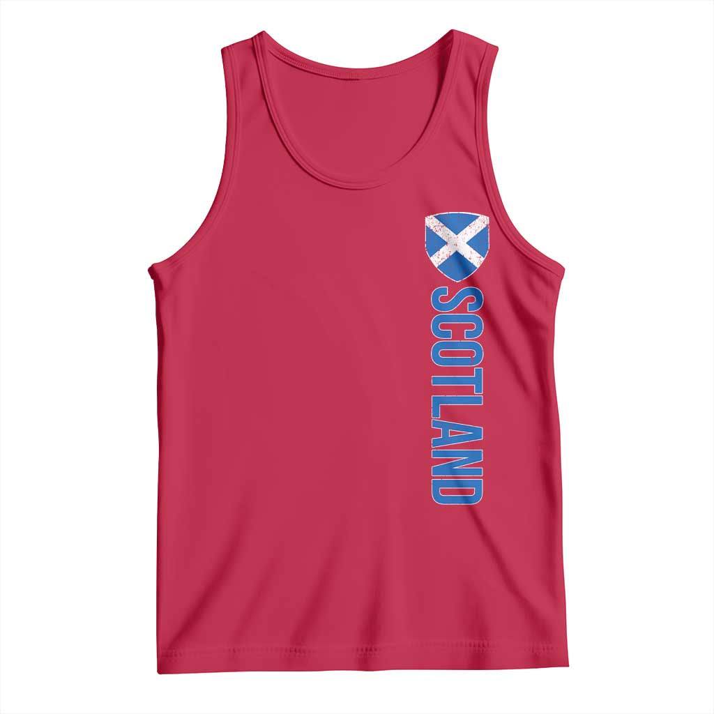 Scotland Flag Tank Top Vintage SCOT Scottish Independence Pride