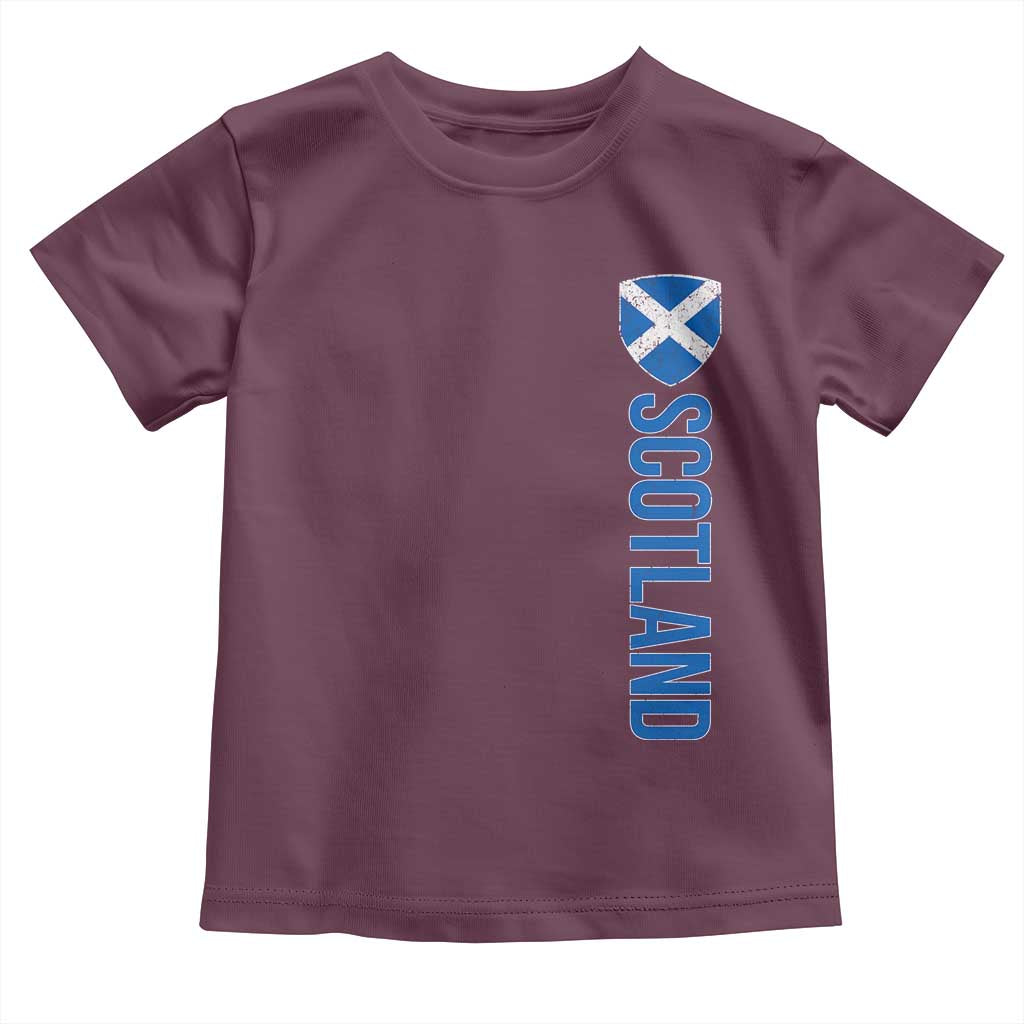 Scotland Flag Toddler T Shirt Vintage SCOT Scottish Independence Pride