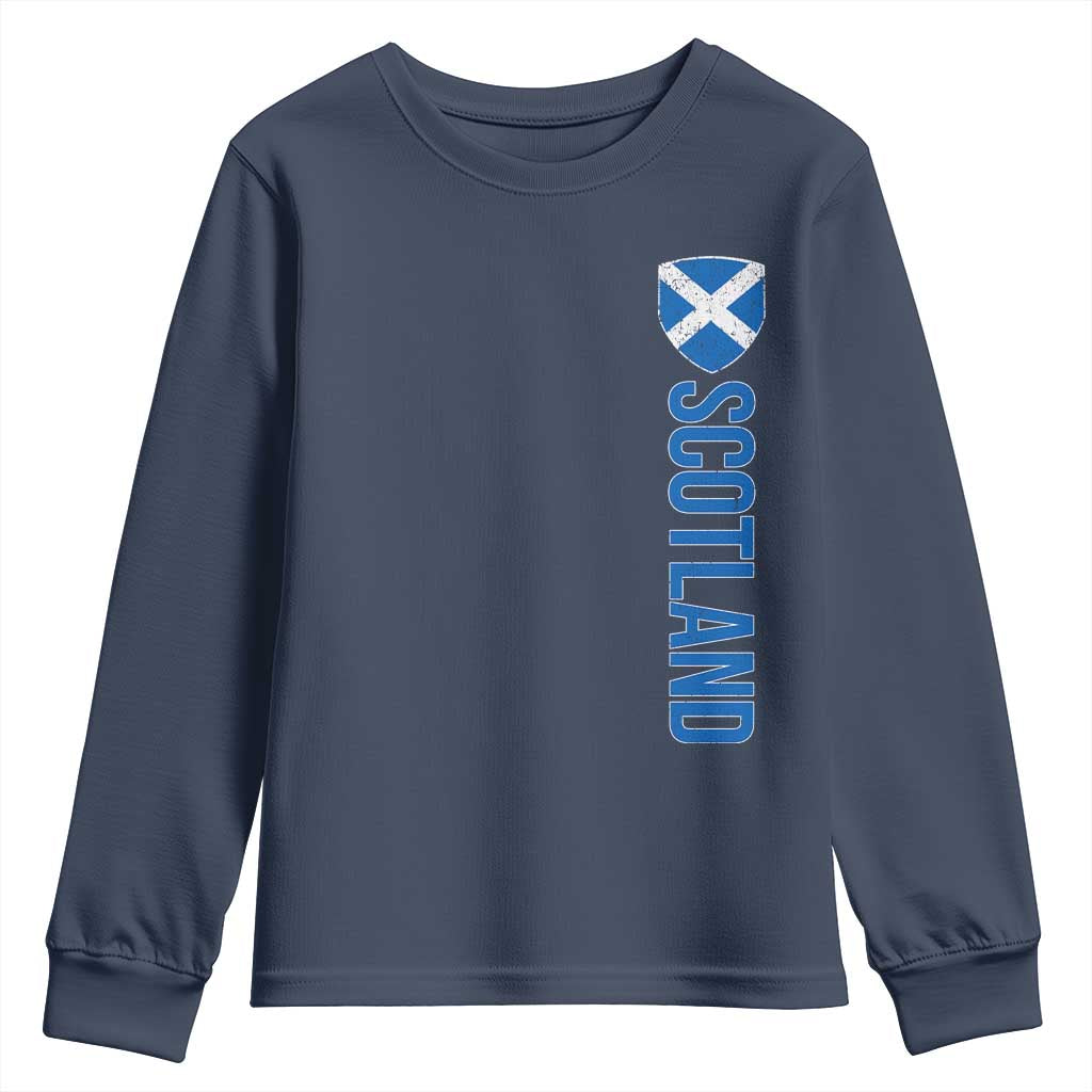 Scotland Flag Youth Sweatshirt Vintage SCOT Scottish Independence Pride