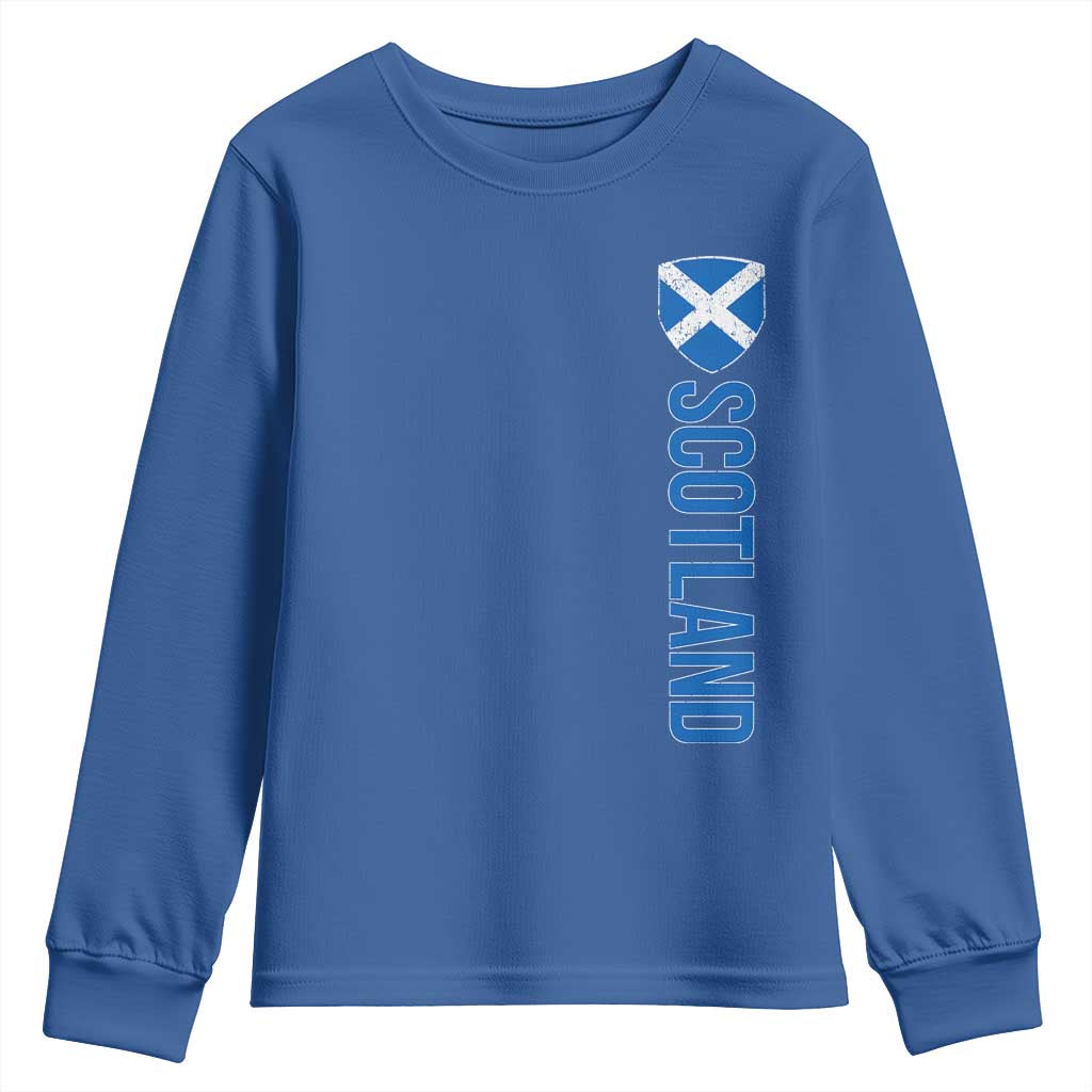 Scotland Flag Youth Sweatshirt Vintage SCOT Scottish Independence Pride