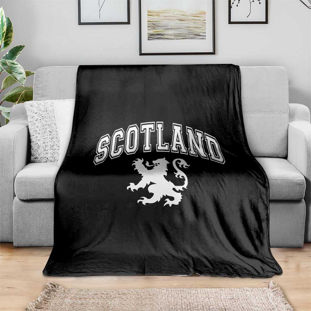 Vintage Scotland Lion Throw Blanket SCOT Scottish Pride Gift