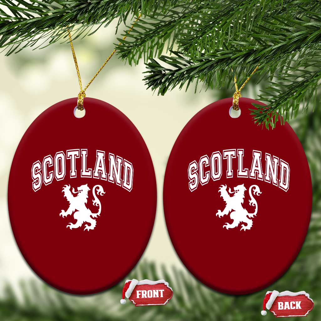 Vintage Scotland Lion Ceramic Ornament SCOT Scottish Pride Gift