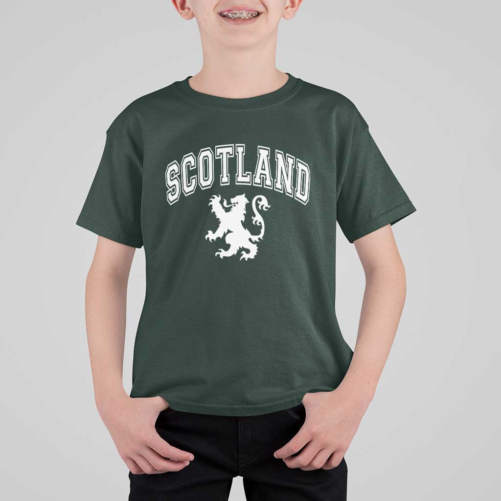 Vintage Scotland Lion T Shirt For Kid SCOT Scottish Pride Gift