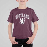 Vintage Scotland Lion T Shirt For Kid SCOT Scottish Pride Gift