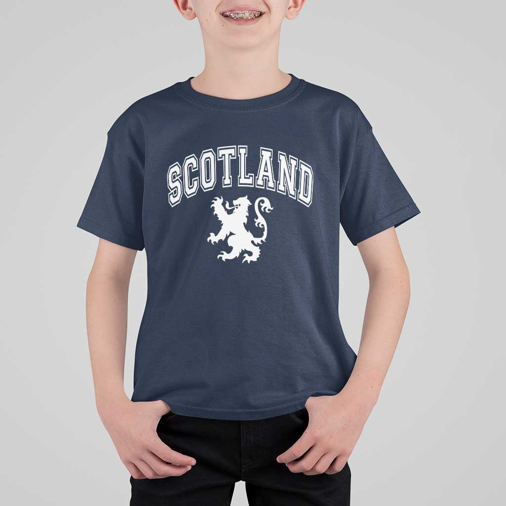 Vintage Scotland Lion T Shirt For Kid SCOT Scottish Pride Gift