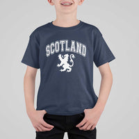 Vintage Scotland Lion T Shirt For Kid SCOT Scottish Pride Gift