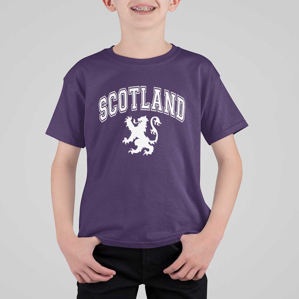 Vintage Scotland Lion T Shirt For Kid SCOT Scottish Pride Gift