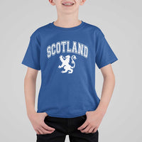 Vintage Scotland Lion T Shirt For Kid SCOT Scottish Pride Gift