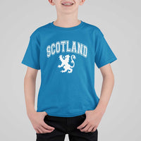 Vintage Scotland Lion T Shirt For Kid SCOT Scottish Pride Gift