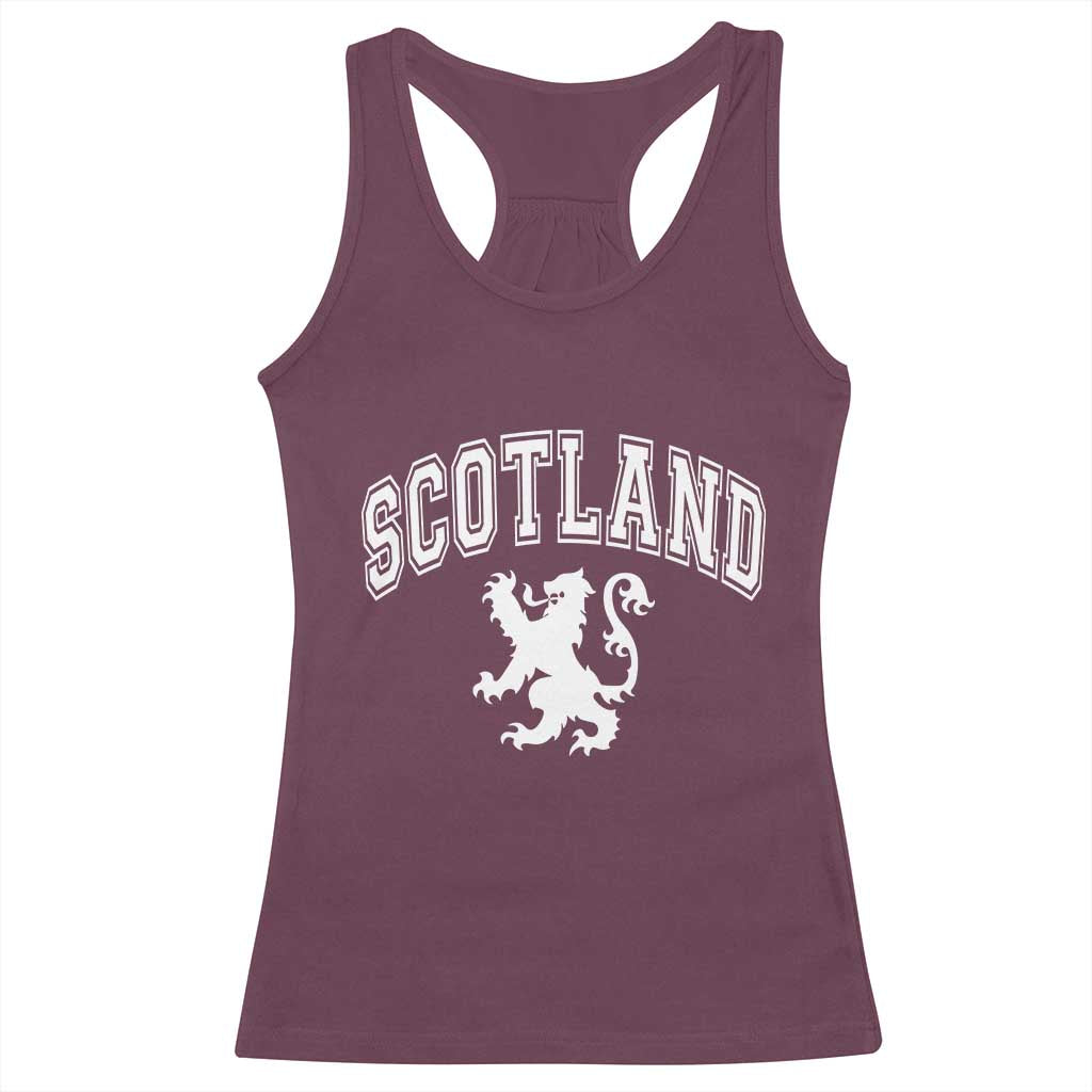 Vintage Scotland Lion Racerback Tank Top SCOT Scottish Pride Gift