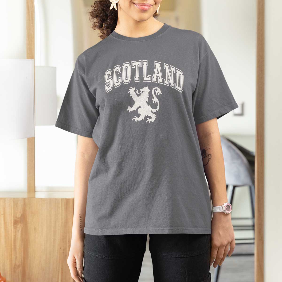 Vintage Scotland Lion T Shirt For Women SCOT Scottish Pride Gift