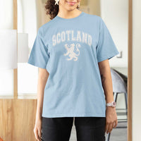 Vintage Scotland Lion T Shirt For Women SCOT Scottish Pride Gift