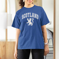 Vintage Scotland Lion T Shirt For Women SCOT Scottish Pride Gift