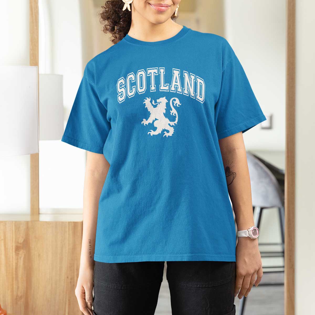 Vintage Scotland Lion T Shirt For Women SCOT Scottish Pride Gift