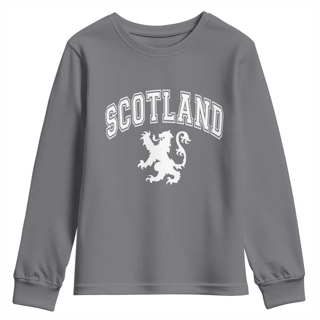 Vintage Scotland Lion Youth Sweatshirt SCOT Scottish Pride Gift