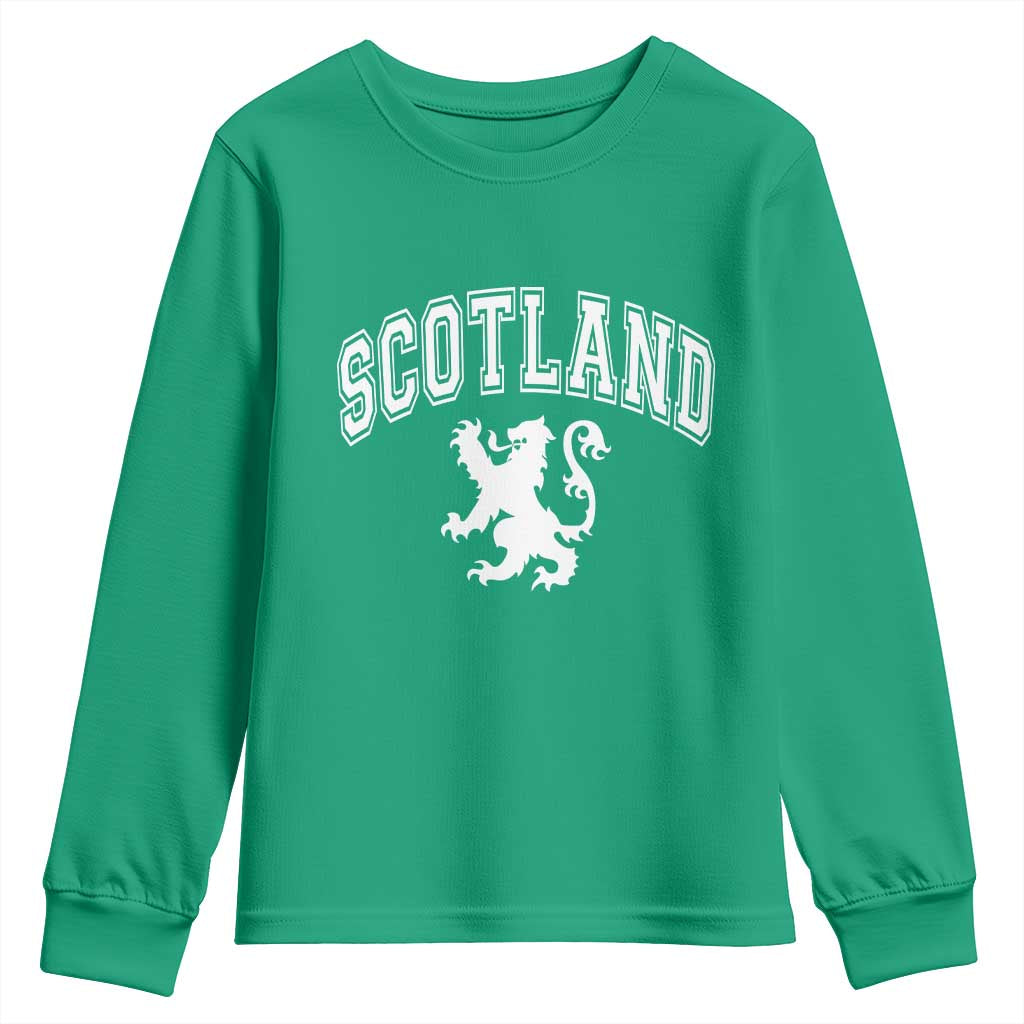 Vintage Scotland Lion Youth Sweatshirt SCOT Scottish Pride Gift