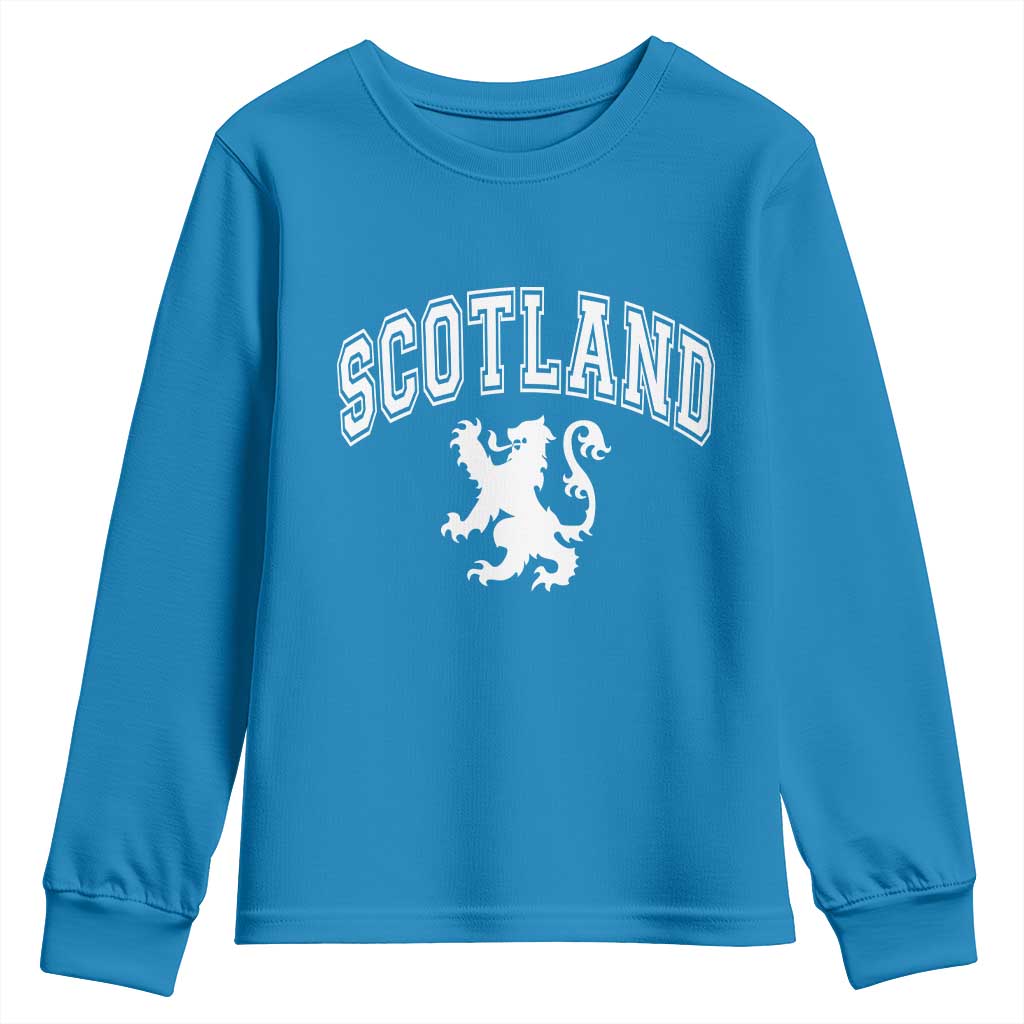 Vintage Scotland Lion Youth Sweatshirt SCOT Scottish Pride Gift