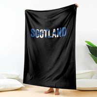 Vintage Scotland Throw Blanket Scottish Flag Retro Pride
