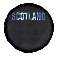 Vintage Scotland Spare Tire Cover Scottish Flag Retro Pride