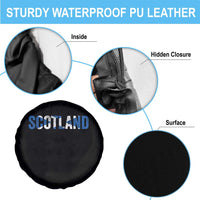 Vintage Scotland Spare Tire Cover Scottish Flag Retro Pride