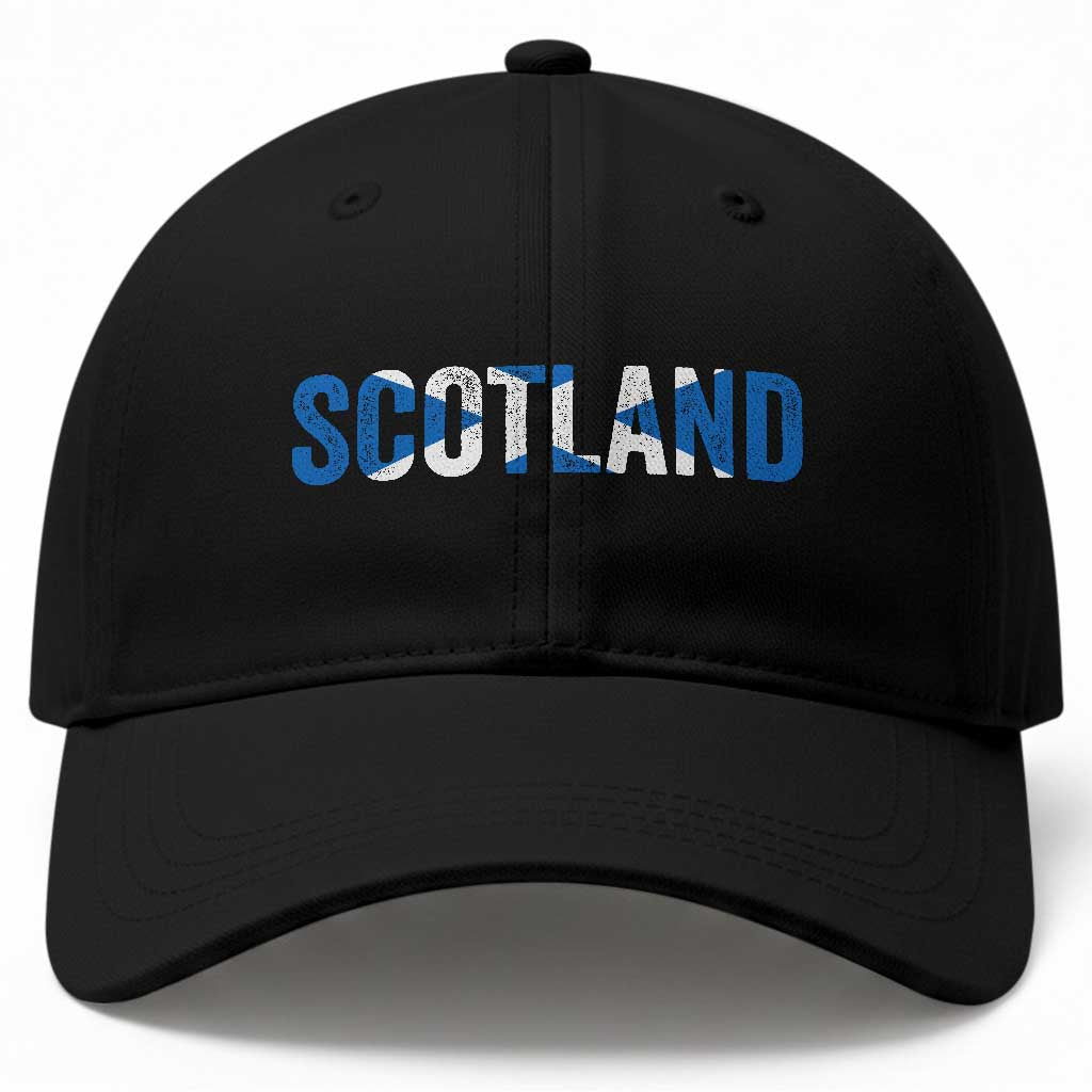 Vintage Scotland Baseball Cap Scottish Flag Retro Pride