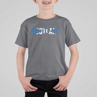 Vintage Scotland T Shirt For Kid Scottish Flag Retro Pride