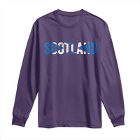 Vintage Scotland Long Sleeve Shirt Scottish Flag Retro Pride