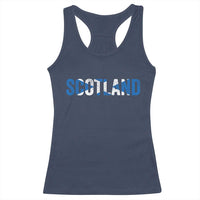 Vintage Scotland Racerback Tank Top Scottish Flag Retro Pride