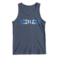 Vintage Scotland Tank Top Scottish Flag Retro Pride