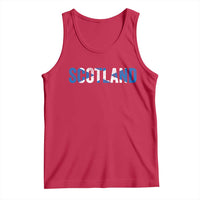 Vintage Scotland Tank Top Scottish Flag Retro Pride