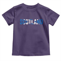 Vintage Scotland Toddler T Shirt Scottish Flag Retro Pride