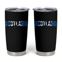 Vintage Scotland Tumbler Cup Scottish Flag Retro Pride